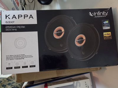 Infinity Kappa 63XF 6.5" Two-Way Car Audio Speakers 255W Peak