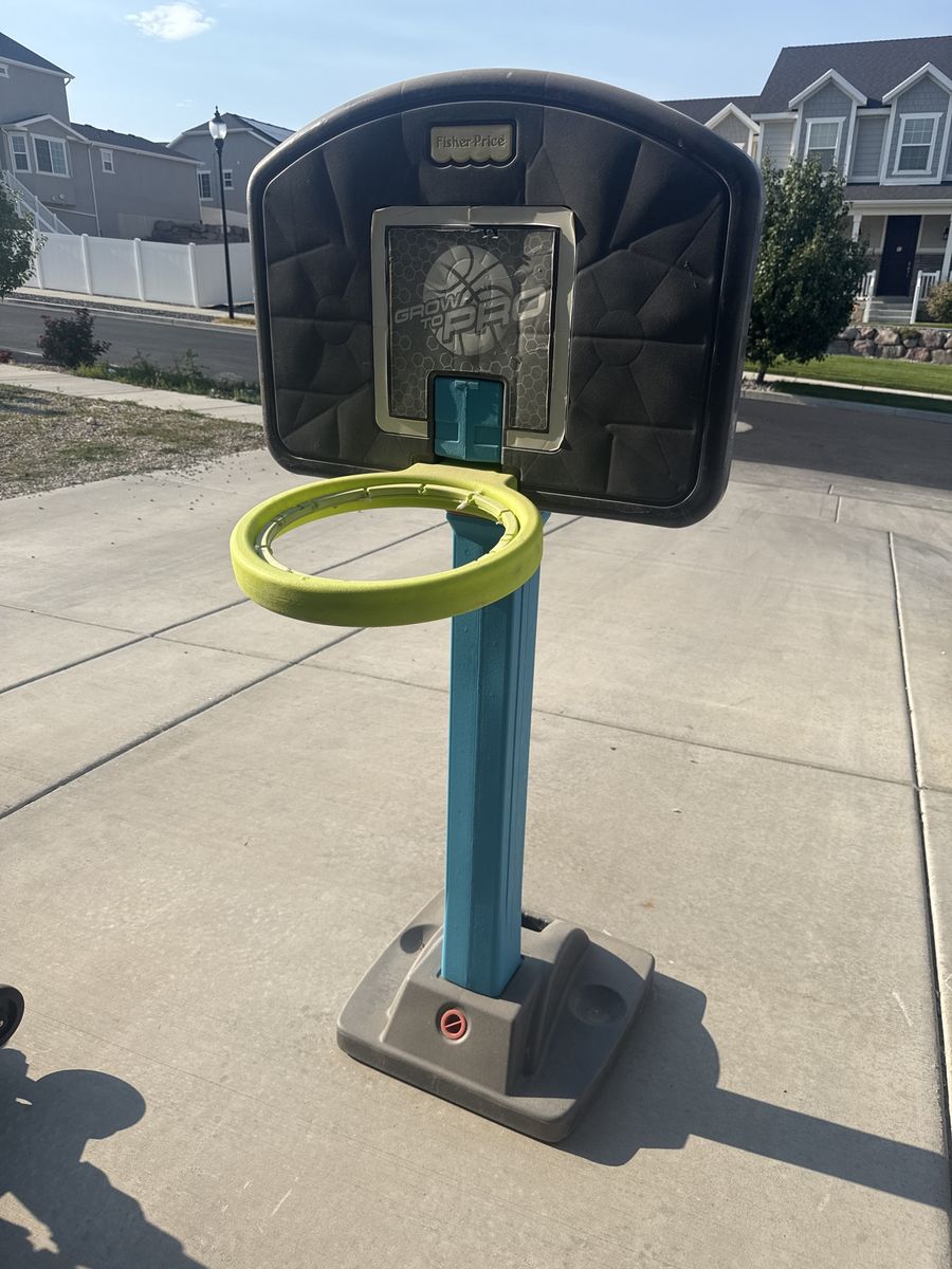 Fisher price basketball hoop -used