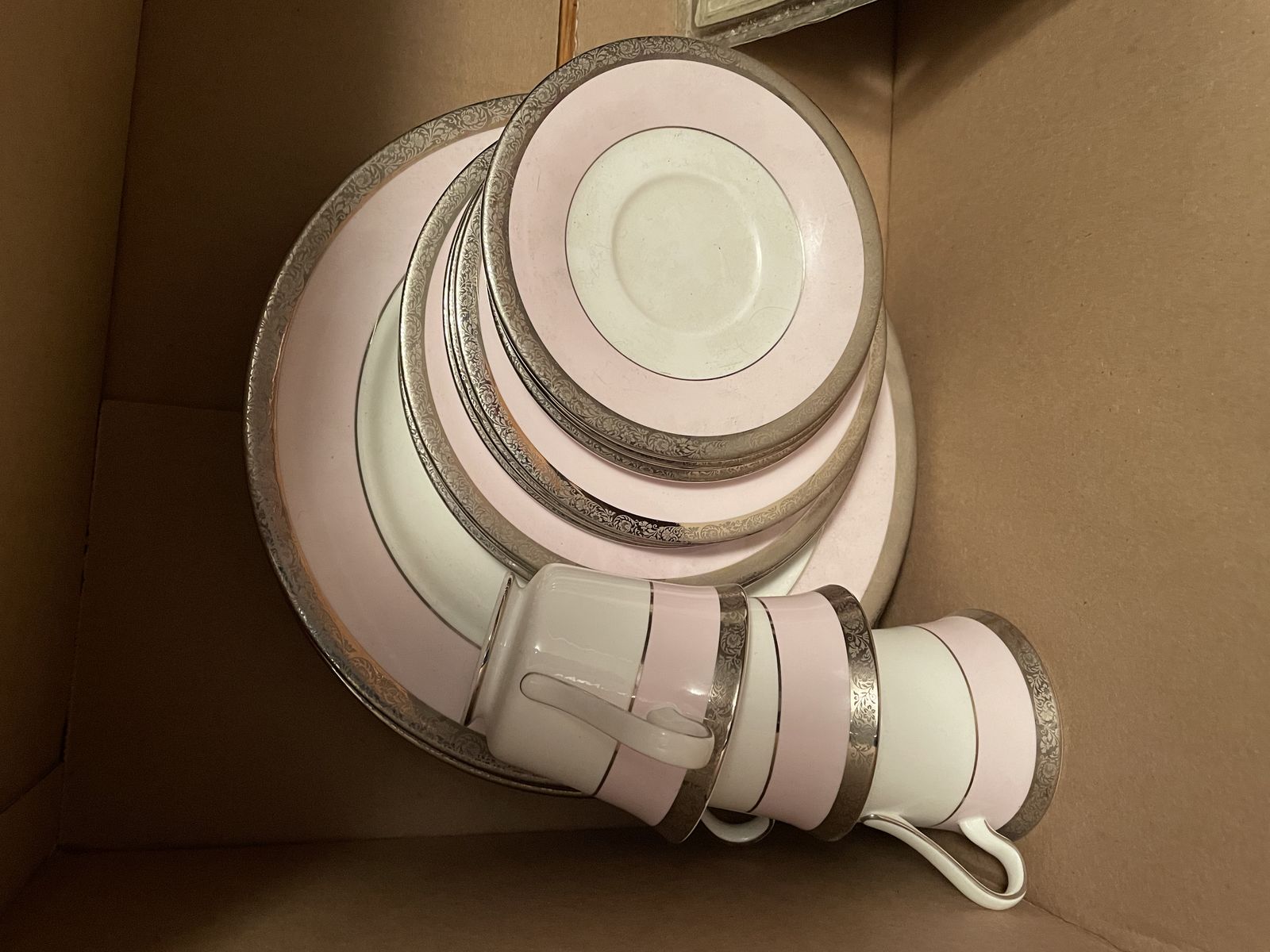 Pink Mary Kay China Plates