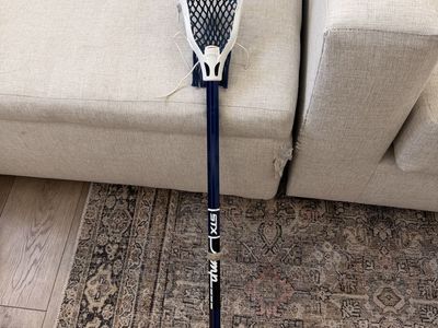 STX Amp Complete Lacrosse Stick Blue Shaft White Head