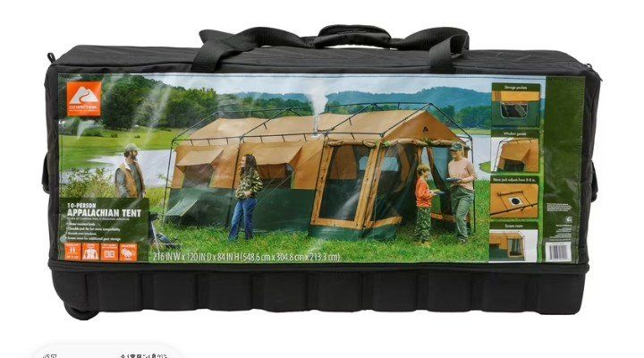 Ozark Trail 10 Person Appalachian Tent 