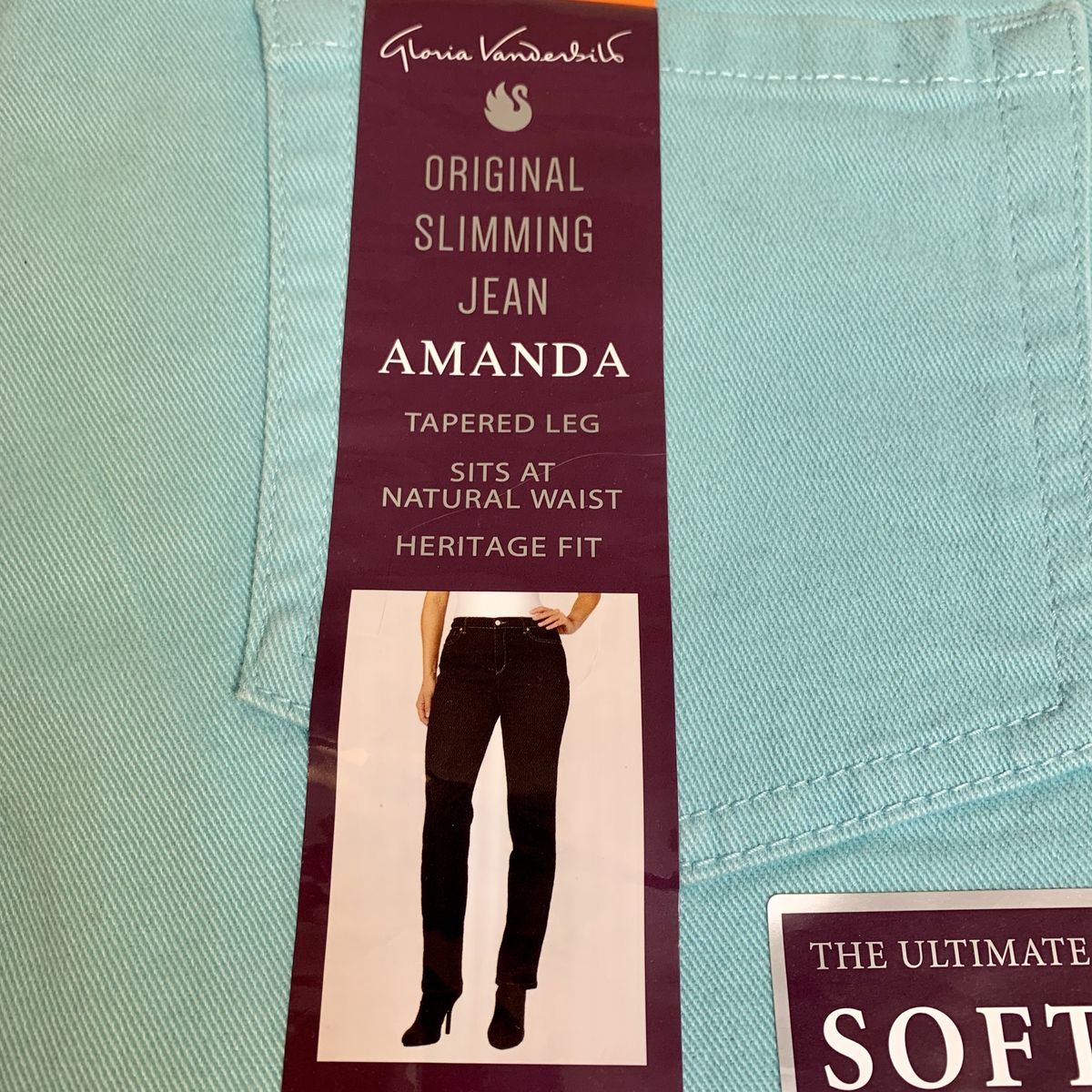 Gloria Vanderbilt Pants 5 Pocket Size 16