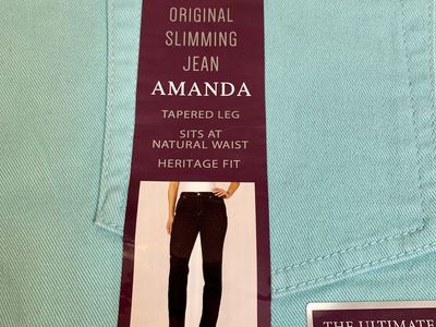 Gloria Vanderbilt Pants 5 Pocket Size 16