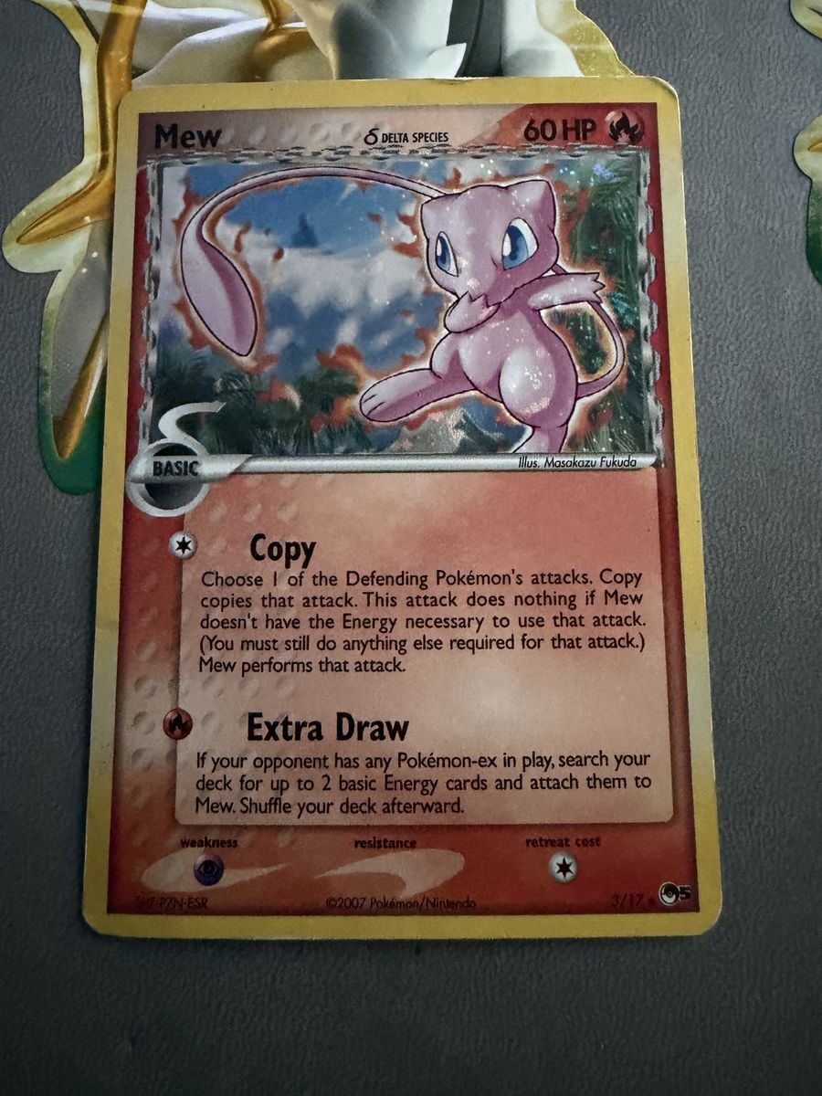 Mew Delta Species with Error