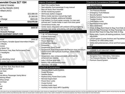 2014 Chevrolet Cruze 2LT Auto