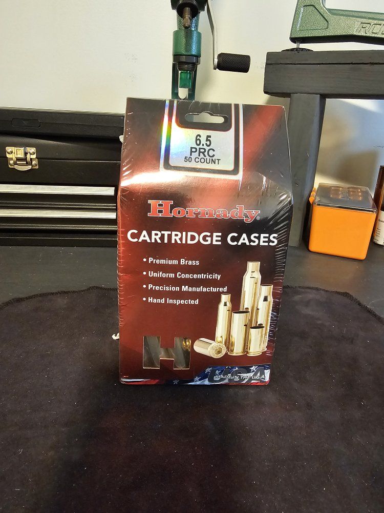 Hornady 6.5 PRC Brass Cartridge Cases - 50 Count