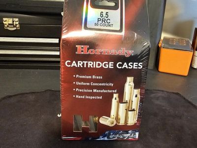 Hornady 6.5 PRC Brass Cartridge Cases - 50 Count