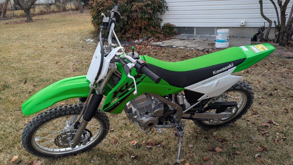 22022 Kawasaki klx 140L with rekluse clutch