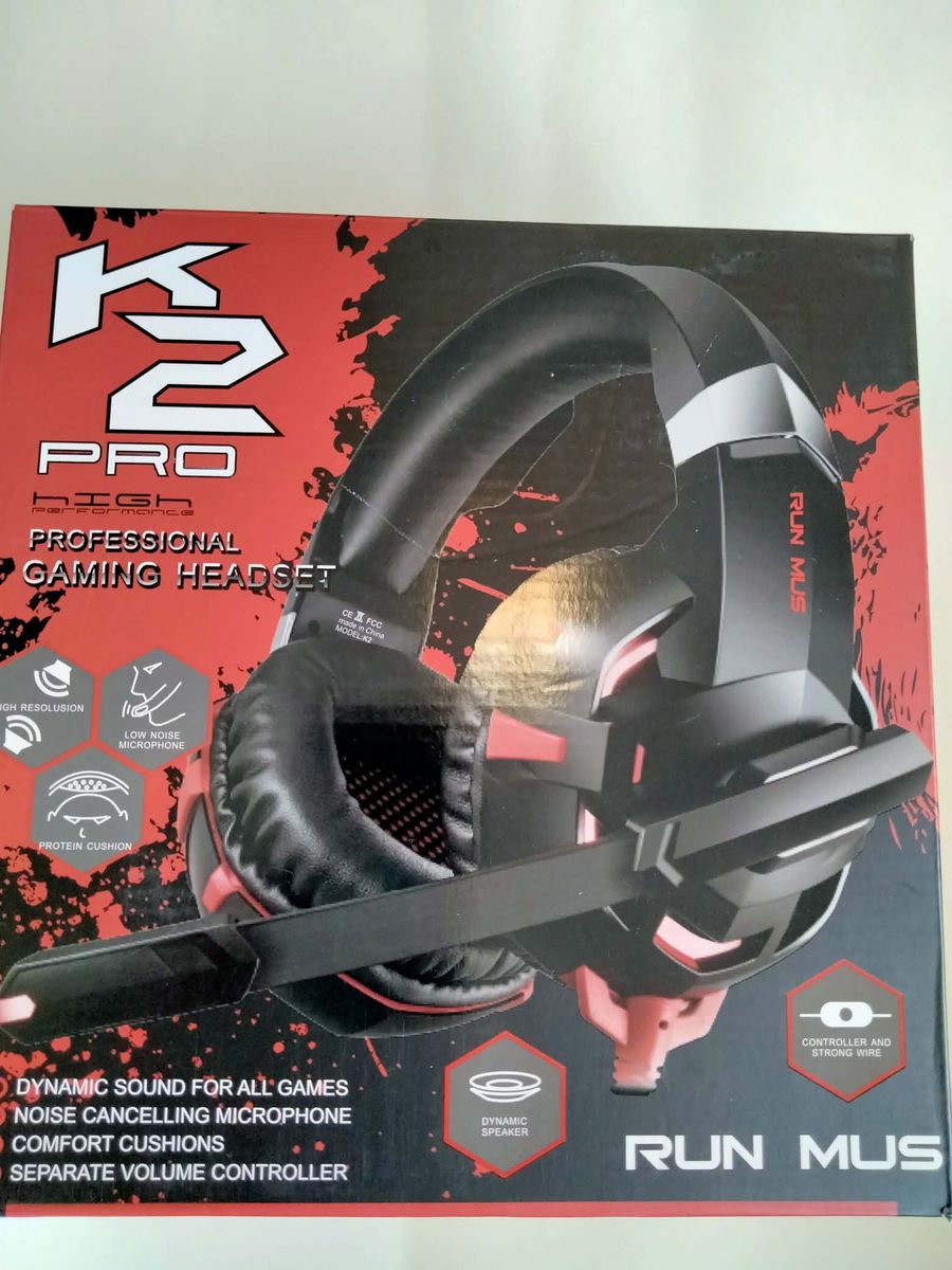 RUN MUS K2 Pro Gaming Headset