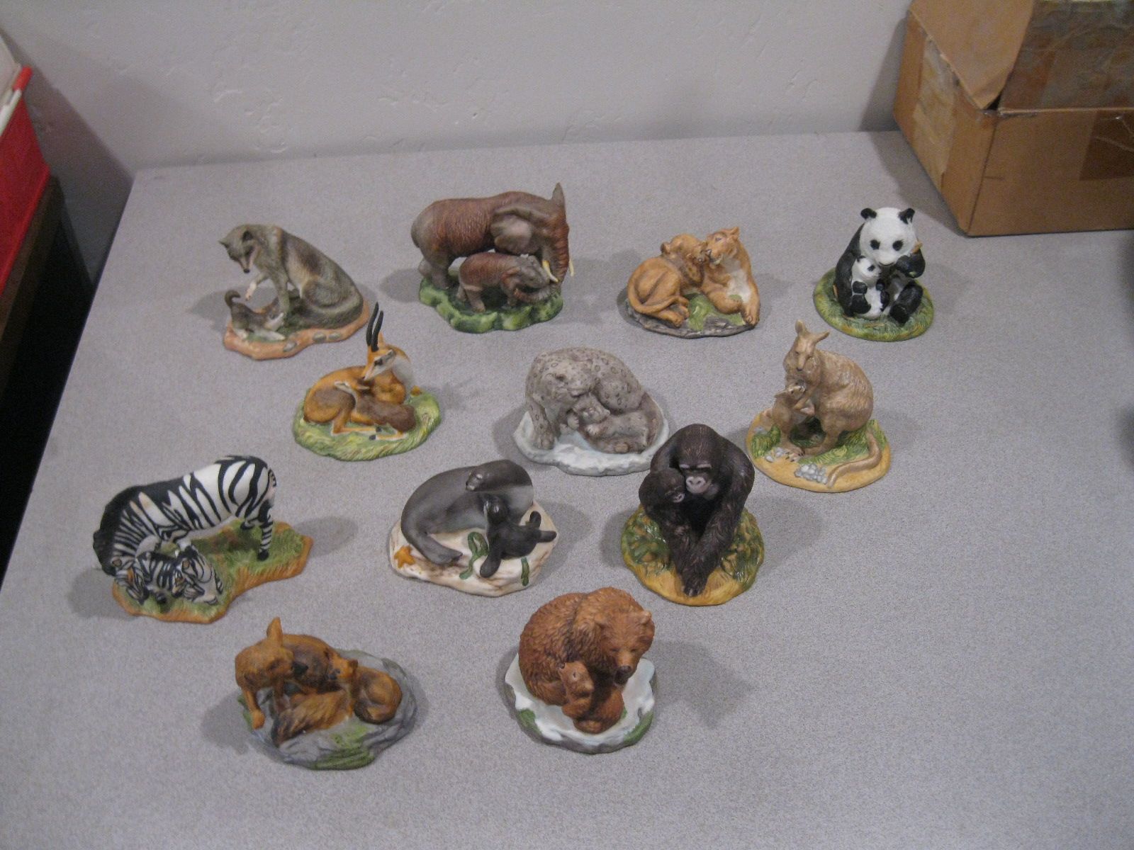 Collection Of 12 Franklin Mint Animals