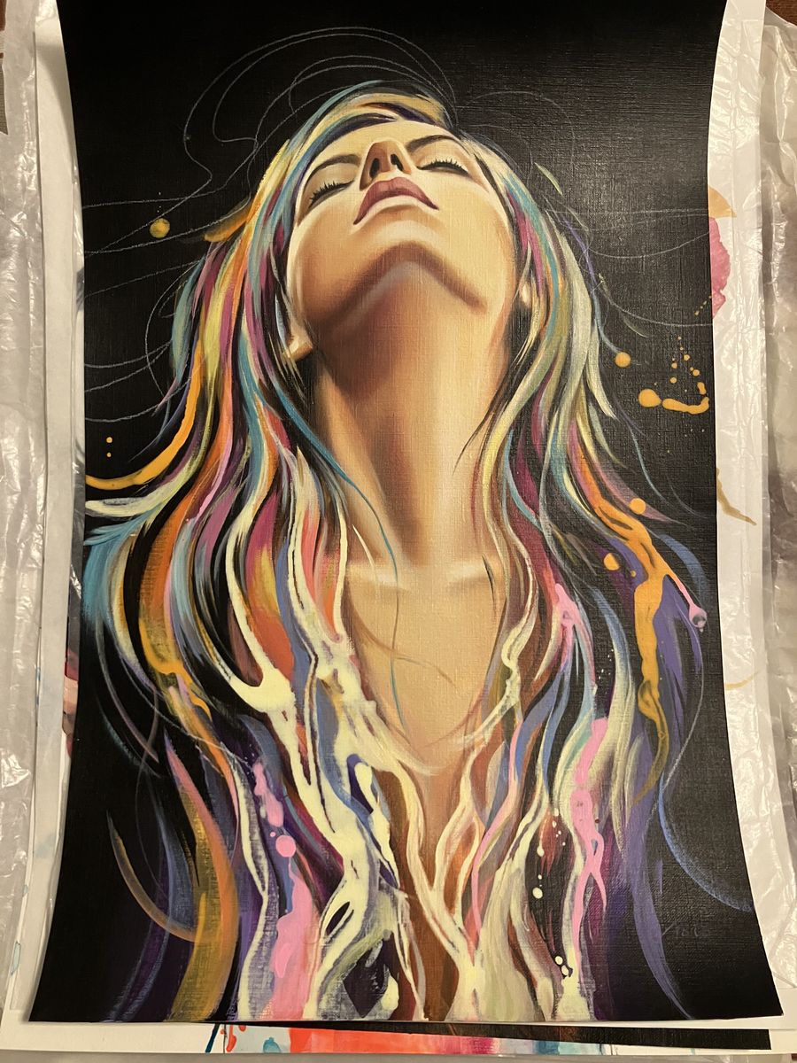 Painting woman portrait 10 ART