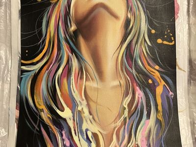 Painting woman portrait 10 ART