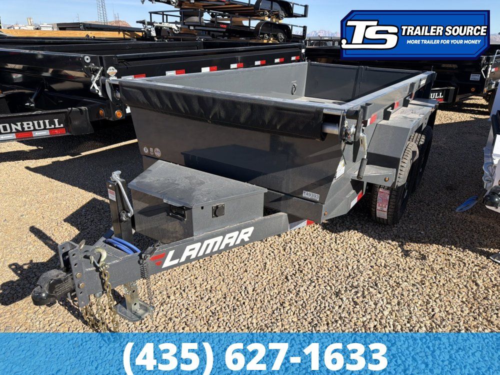 5x10 Lamar DS Dump Trailer - 18" Sides - 10K GVWR -