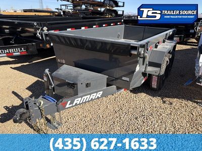 5x10 Lamar DS Dump Trailer - 18" Sides - 10K GVWR -