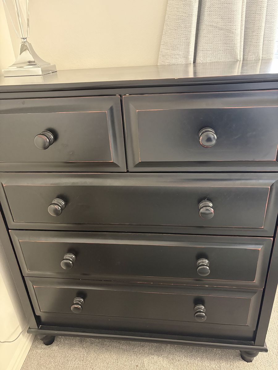 Oversized black dresser