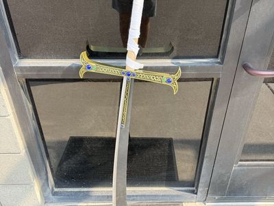 One Piece Dracule Mihawk Yoru Sword Replica - Dull Metal Blade - No Scabbard