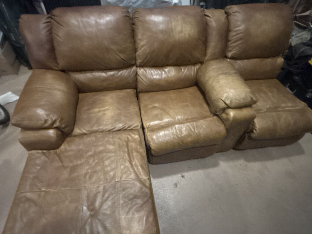 Leather Sectional