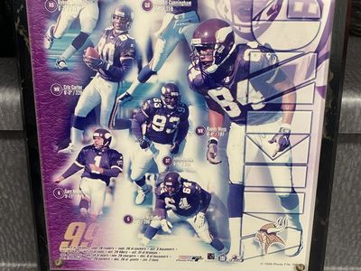 Minnesota Vikings wooden plaque