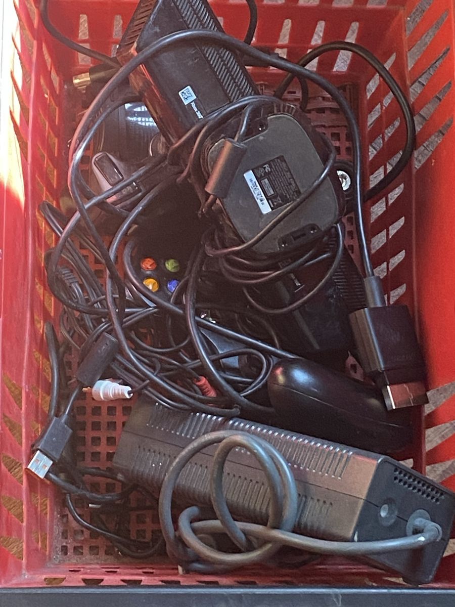 Microsoft Xbox Controllers & Power Supply - Miscellaneous Lot