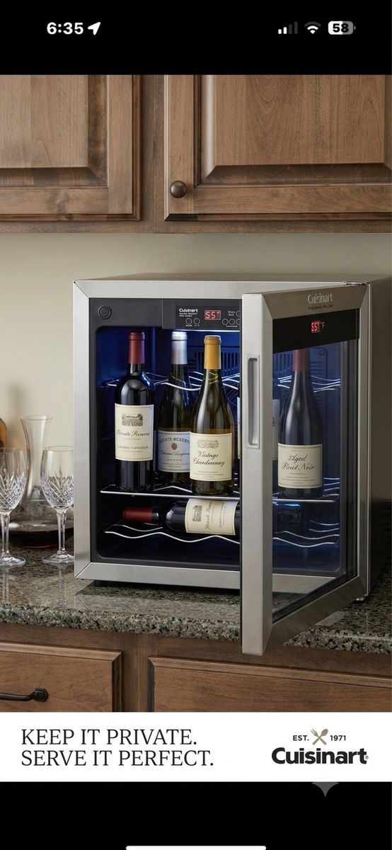 Cuisinart Private Reserve 12-Bottle Wine Cellar (CWC-1200) - Excellent Condition!