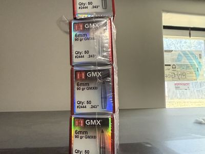 Hornady 6mm 90gr gmx bullets