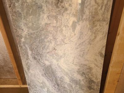 Granite/Quartzite Slab – Heavy, Polished, Unique Veining