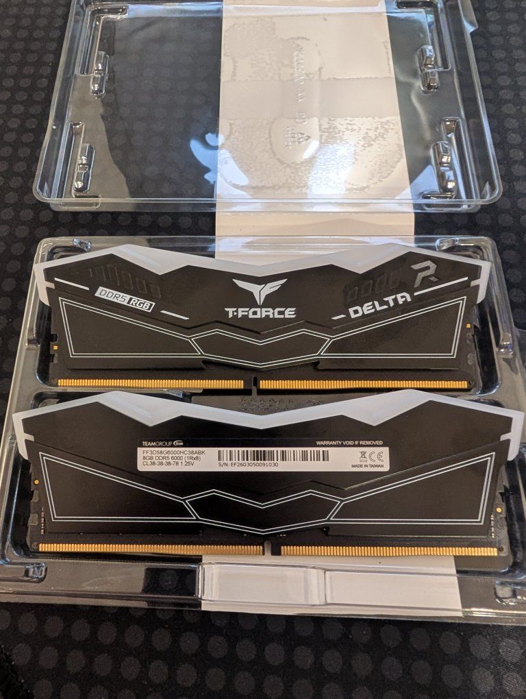 TForce 16gb ddr5 ram (2x8) 6000mhz
