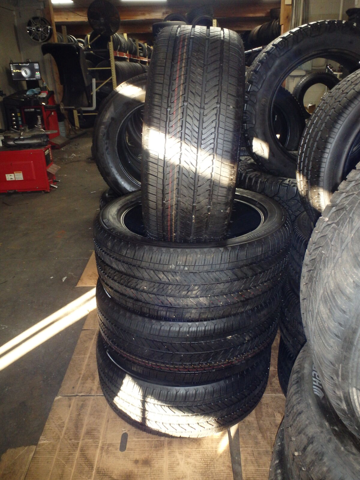 275/45R21 BRIDGESTONE ALENZA A/S 02 SET OF USED TAKE OFFS TIRES