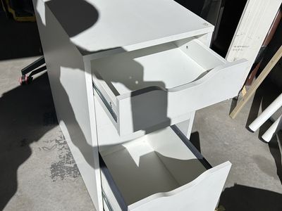 ikea desk, file cabinet chair set - msrp $260