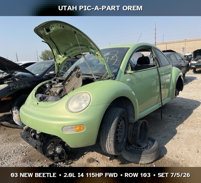 2003 Volkswagen New Beetle Parts - UTPAP Orem