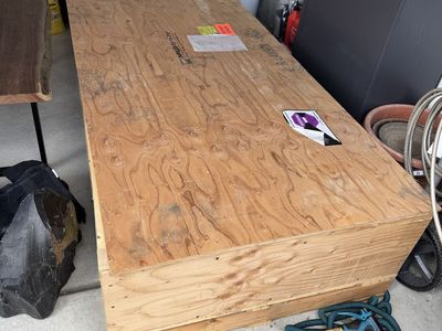 Free large wood shipping crate