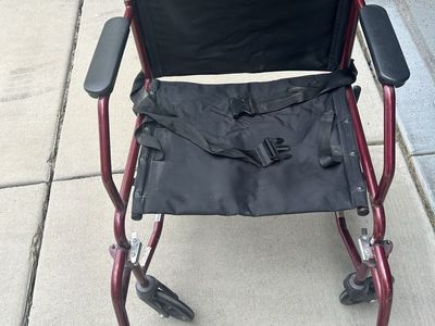 Transport Wheelchair with Footrests