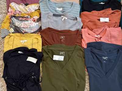 Lot of 15 Maurice tops many still with tags