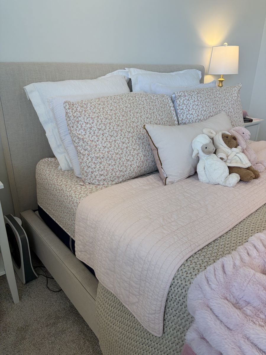 Beautiful Upholstered Queen Size Bed