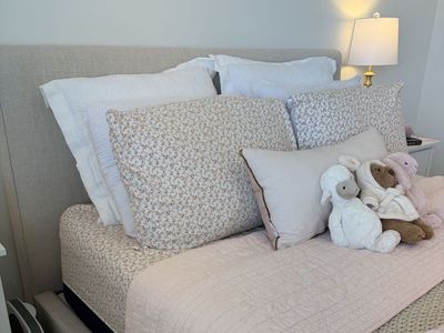 Beautiful Upholstered Queen Size Bed