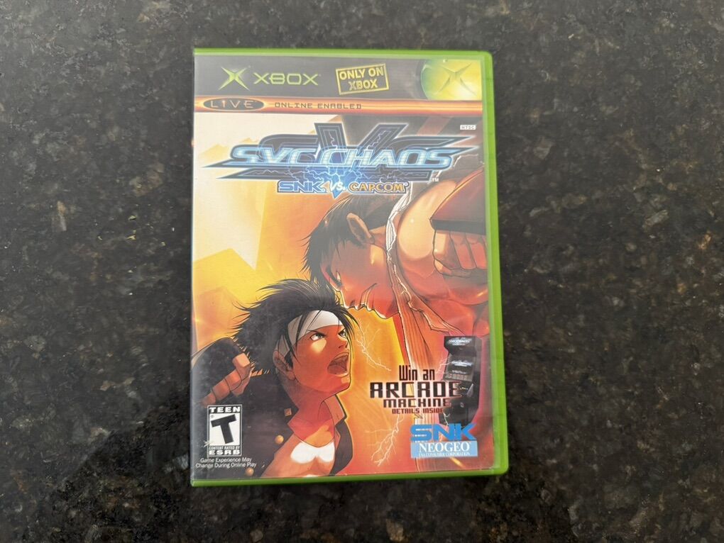Xbox SNK Vs Capcom SVC Chaos Video Game