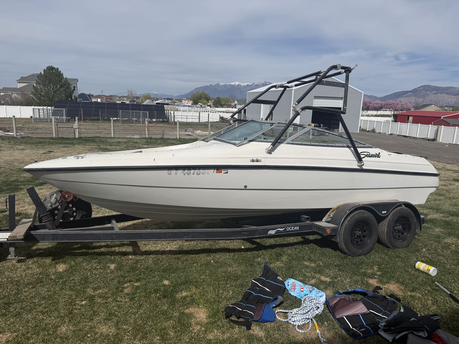 2000 Seaswirl 21' Open Bow W/tower