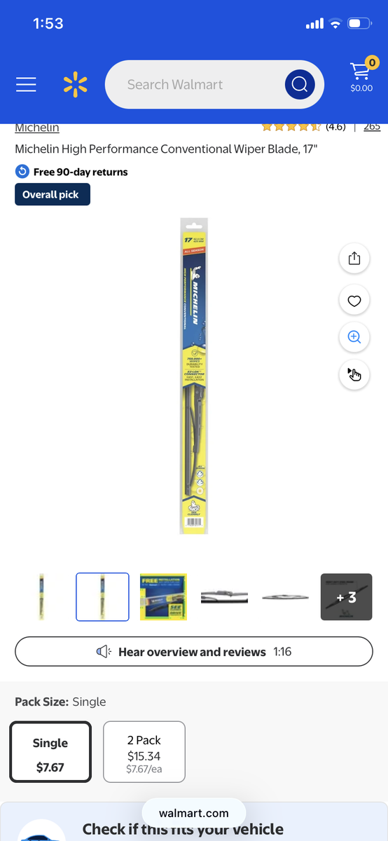 Windshield wipers for Subaru
