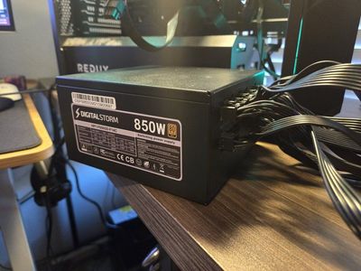 850 Watt 80 Plus Gold Digital Storm Power Supply PSU
