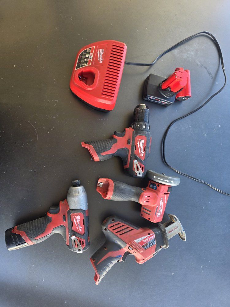 Milwaukee Drill,impact driver,cut off tool, hackzall