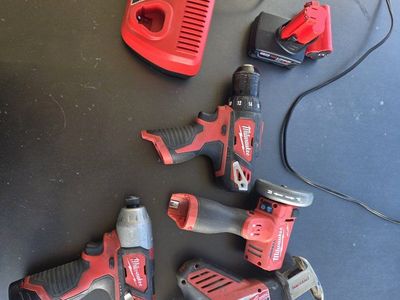 Milwaukee Drill,impact driver,cut off tool, hackzall