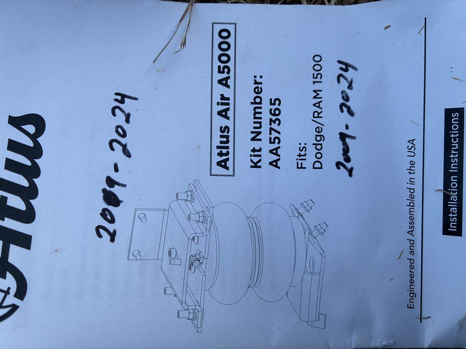 Dodge ram 1500 air bags brand new