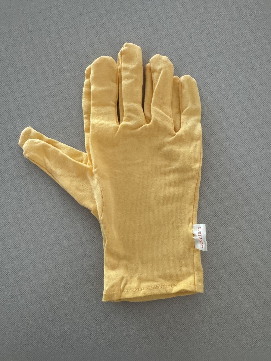 Burt’s Bees Cotton Overnight Gloves  NEW