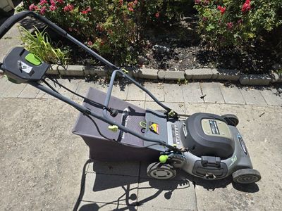 Earthwise 13amp 3in1 loan mower for sale. $50 OBO. Need to go, no room for it.