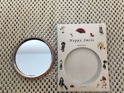 Happy Smile Compact Hand Mirror for Pocket, Purse, Cosmetic, Pick from Several Designs 3 for $5