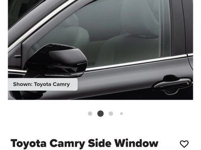 WeatherTech Side Window Deflectors Set for 2012-2017 Toyota Camry