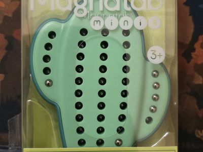 Magnatab Minis - Cactus Fidget Toy Keychain Magnetizing Minis - Ages 3+