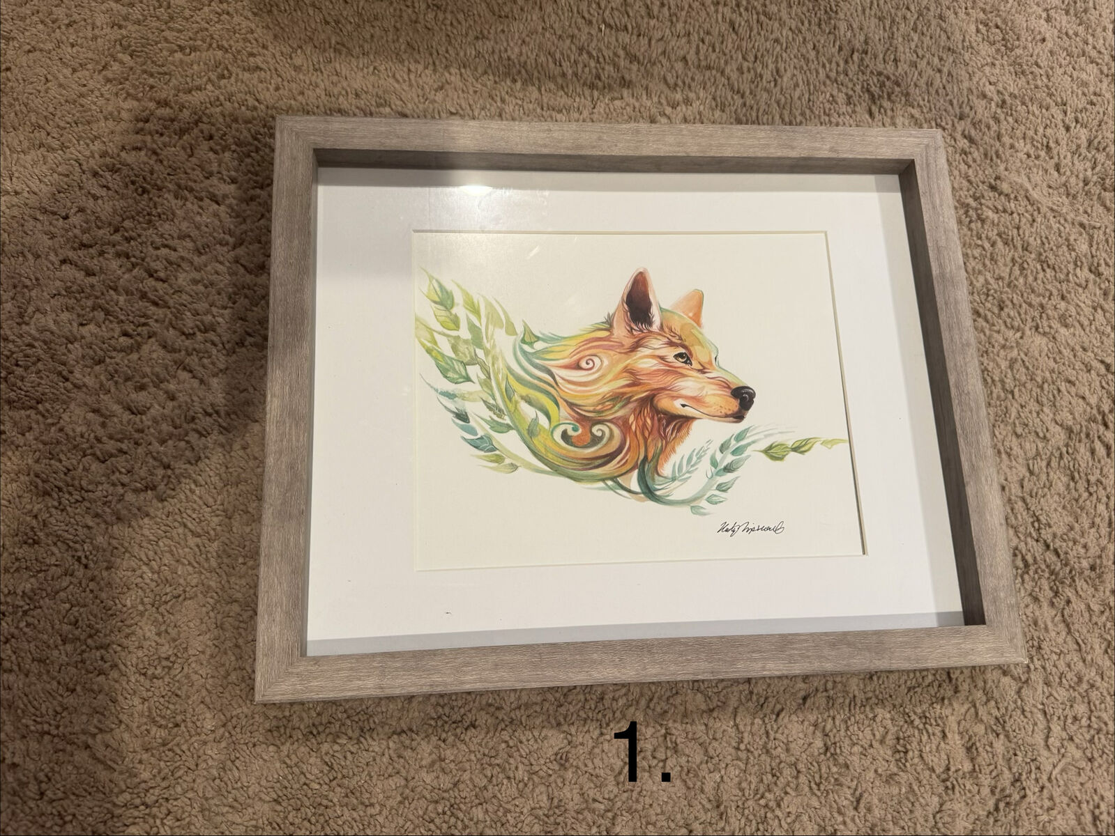 Various picture frames, mostly farmhouse style