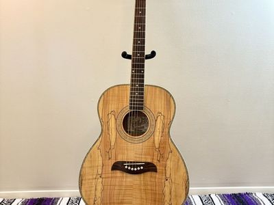 Oscar Schmidt Spalted Maple Acoustic Guitar