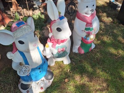 Huge Yard Sale in our Shady backyard